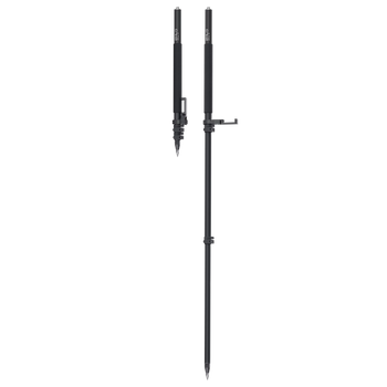 Survey Pole with a smartphone mount
